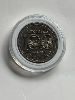 Winnipeg 1874-1974 Canada Dollar Coin
